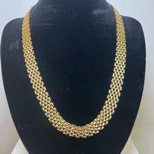 Goldtone Link Necklace